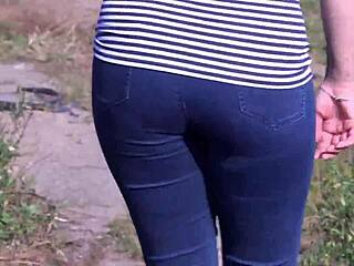 Watch Her Blast Powerful Piss Streams in Wild Outdoor Compilation!