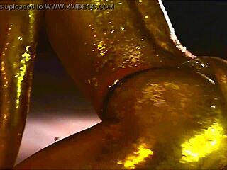 Nastya Vdovik flaunts her massive golden ass cheeks