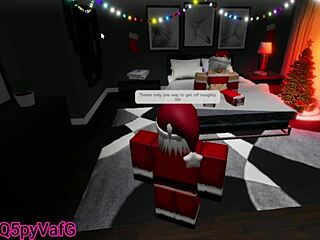 santa's little helper bent over big ass assfucked by monster cock doggystyle creampie milf