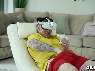 Redhead gilf gets pounded hard in vr fantasy blowjob scene