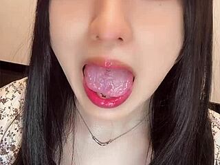 short clip for tooth fetish with cute japanese ladyboy anal assfucking crossdressing fun