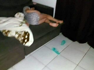 stepson begs hot milf stepmom to share his bed tonight!