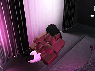 Two Hot Ebony Lesbians Tease and Play with Juicy Black Pussies