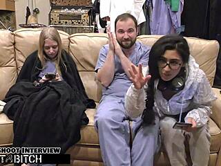 latina nurse jasmine's hairy bush creampied deep in hospital bed round two