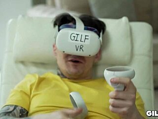 Redhead gilf gets pounded hard in vr fantasy blowjob scene