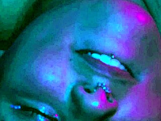 brunette bbw bound with big natural tits gags on cock while i drip wax on her tied bare feet and lick toes