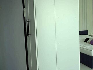 stepson catches young stepmom masturbating ready to fuck her hard?