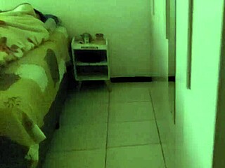 stepson begs hot milf stepmom to share his bed tonight!