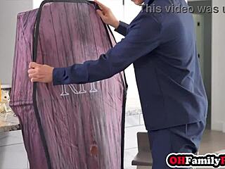 Petite big tits stepsis selina imai gives amazing huge cock blowjob