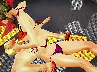 What happens when nina challenges a dominant mature latina in fantasy fight?