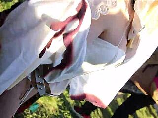 Ymly-1045 slips into sexy cosplay costumes for fun