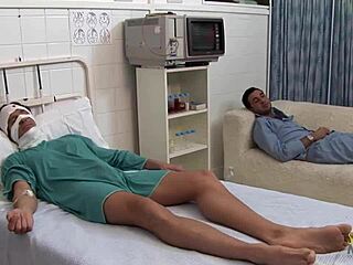 nurses fuck horny patients hard cowgirl riding big cocks!