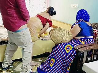 hot indian stepmom stepdaughter threesome outdoor doggy pounding!