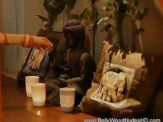 petite brunette strips teasing erotic indian dance nude reveal