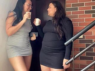 Zoe fucks Melissa doggystyle for birthday ride