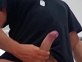 Intense asmr cumshot dirty talk huge italian cock sexy guy closeup