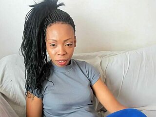 Watch this big-ass ebony milf get her ass licked hard