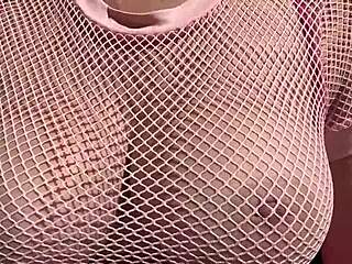 italian milf artemisia loves her big natural tits bouncing outdoors