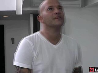 milf with big tits sucks toes while fucking husband deepthroat style