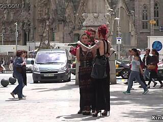 Alt Mistress Publicly Humiliates Bound Spanish Babe In Disgrace