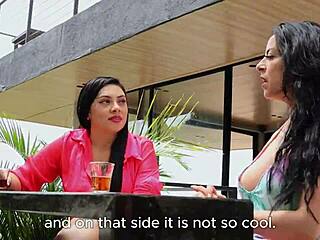 Lucky Dilan Clavijo Fucks Two Hot Milfs After Striptease!