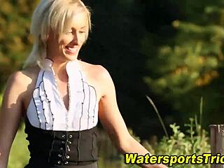 Fingered Slut Pisses Everywhere!