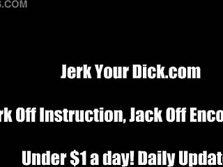 i want ya to stroke that cock hard for me joi now