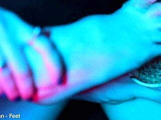 sexy redhead feet crush and lick cup noodles dirty