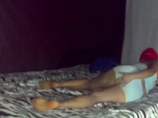 stepmom and stepson rest in bed then ghost fucks them both