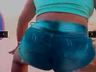 damn that vagabunda shakes funk short wedged deep in her juicy ass