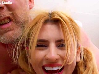 lola morango gags on cock eats ass stretched