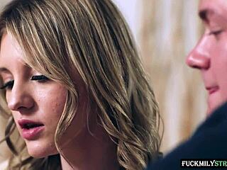 step-siblings secret obsession turns into wild family 3some debauchery