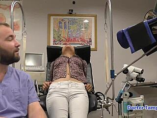 Dr Tampa's humiliating latex-gloved university entrance exam probes miss mars' big ass backstage