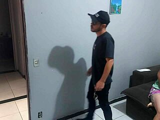 Brazilian Big Ass Housewife Bends for Cop's Huge Cock Bondage