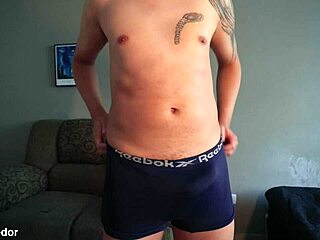 nerd with huge cock strips underwear and jerks off moaning hard full video cumming