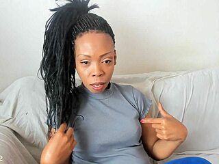 Watch this big-ass ebony milf get her ass licked hard