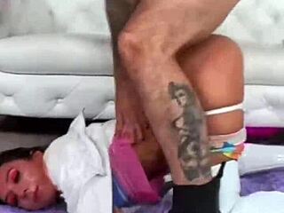 sasha tatcha gags on nade nasty's rough deepthroat cowgirl 🍆😈🔥