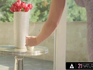 cute blonde lisi kitty rides monster cock deep in tight asshole!