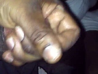 me stroking my thick bbc hard