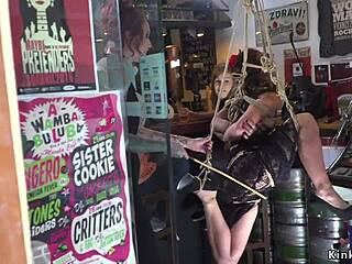 Alt Mistress Publicly Humiliates Bound Spanish Babe In Disgrace