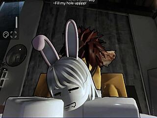 ride my cock harder you sexy roblox bunny femboy slut