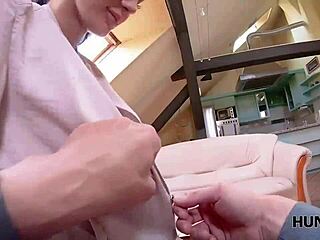 young lovers trapped so girl fucks for escape