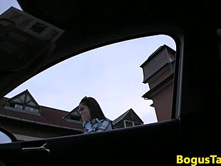 Wanna see this teen get doggystyled hard by the taxi guy?