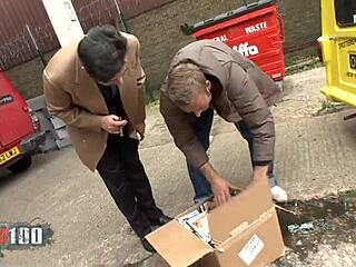 two slutty cops deepthroat fuck burglar cocks