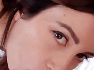 brunette gives incredible blowjob after rimming his ass and jerking him off