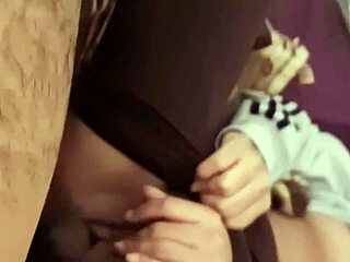 hot latina tenant lets me inspect her wet shaved teen pussy up close intimate