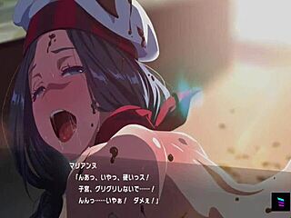 WOW horny Japanese schoolgirl masturbates with magic wand to massive orgasm!