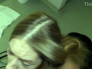 rebecca volpetti swallows after bareback interracial pounding