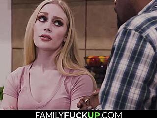 How's tough black stepdad gonna handle Emma Starletto's tight holes?