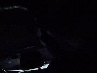 angie moans loud during candid car creampie blowjob ride?